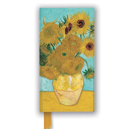 Vincent van Gogh Sunflowers Foiled Slimline Journal