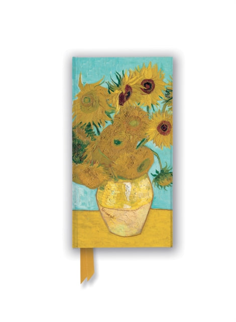 Vincent van Gogh Sunflowers Foiled Slimline Journal