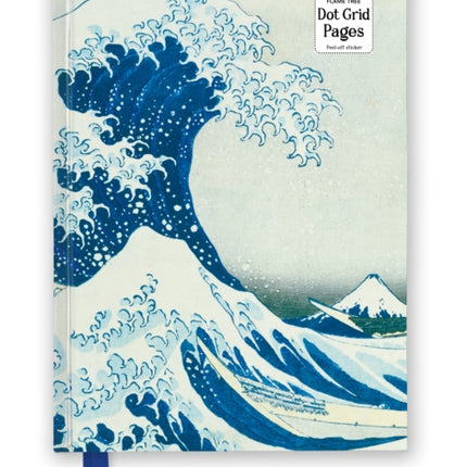 Katsushika Hokusai The Great Wave Foiled Dot Grid Journal
