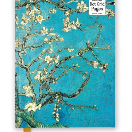 Vincent van Gogh Almond Blossom Foiled Dot Grid Journal