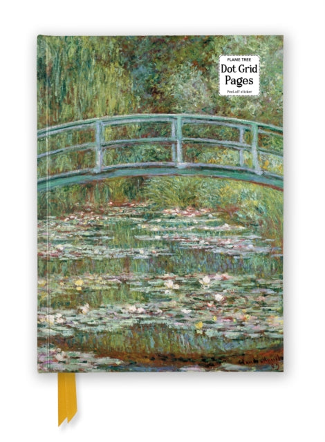 Claude Monet Bridge over a Pond of Water Lilies Foiled Dot Grid Journal