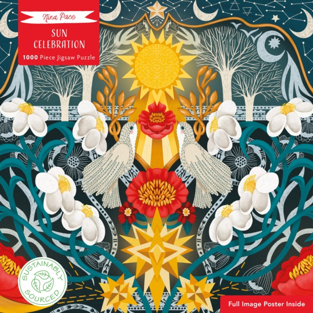 Adult Sustainable Jigsaw Puzzle Nina Pace Sun Celebration