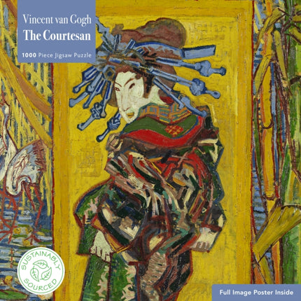 Adult Sustainable Jigsaw Puzzle Vincent van Gogh The Courtesan