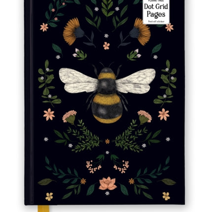 Jade Mosinski Bee Foiled Dot Grid Journal