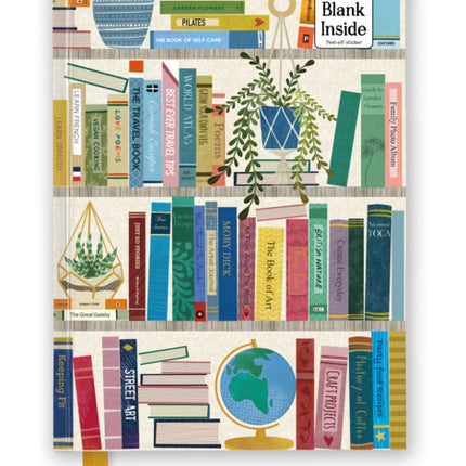Georgia Breeze Bookshelves Foiled Blank Journal