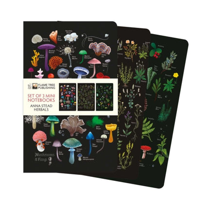 Anna Stead Herbals Set of 3 Mini Notebooks