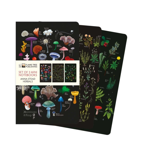 Anna Stead Herbals Set of 3 Mini Notebooks