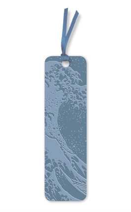 Katsushika Hokusai The Great Wave Artisan Art Vegan Leather Bookmarks pack of 10