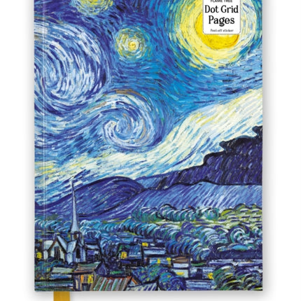 Vincent van Gogh The Starry Night Foiled Dot Grid Journal