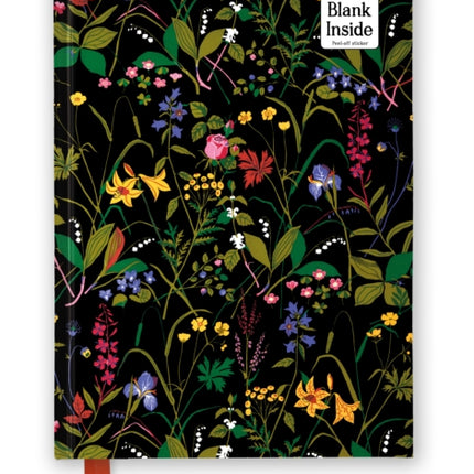 Gocken Jobs Rose  Lily Foiled Blank Journal