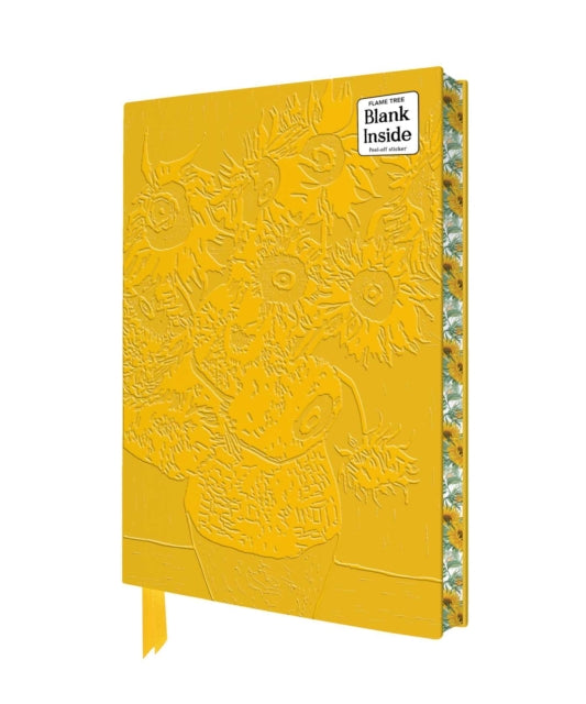 Vincent Van Gogh Sunflowers Artisan Art Blank Notebook Flame Tree Journals