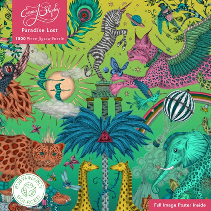 Adult Sustainable Jigsaw Puzzle Emma J Shipley Paradise Lost