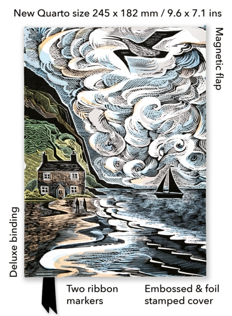 Angela Harding Curlew Cry Foiled Quarto Journal
