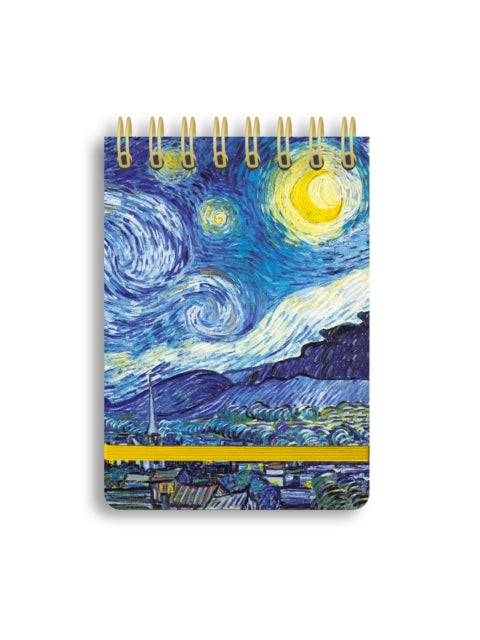 Vincent van Gogh The Starry Night Spiral Bound Pocket Notebook