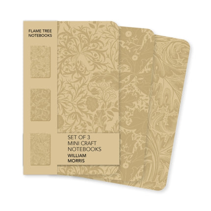 William Morris Set of 3 Mini Craft Notebooks