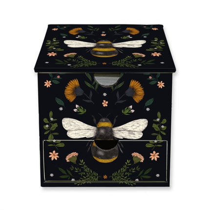Jade Mosinski Bee Flame Tree Memo Block in Box with Drawer