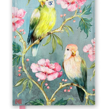 Sophie Adde Two Parakeets Foiled Journal