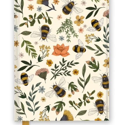 Jade Mosinski Garden Bees Foiled Journal
