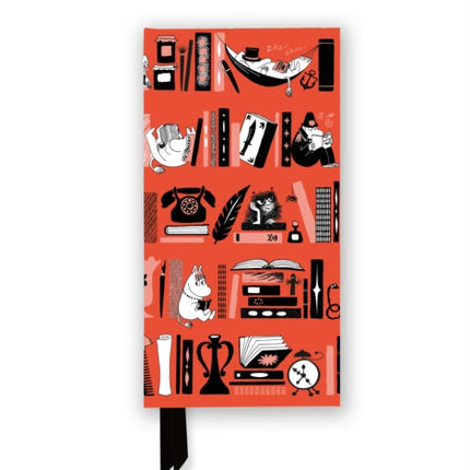 Moomin Bookshelves Foiled Slimline Journal