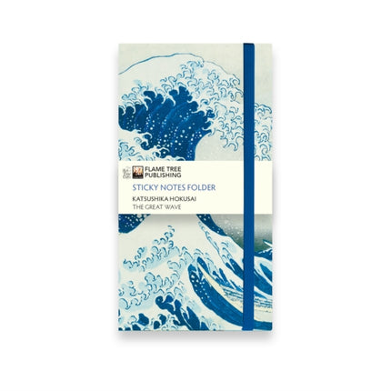 Katsushika Hokusai The Great Wave Flame Tree Sticky Notes Folder
