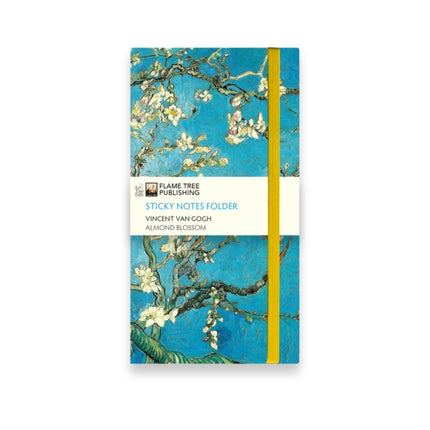 Vincent van Gogh Almond Blossom Flame Tree Sticky Notes Folder