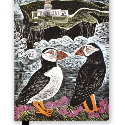 Angela Harding Fair Isle Puffins Foiled Journal