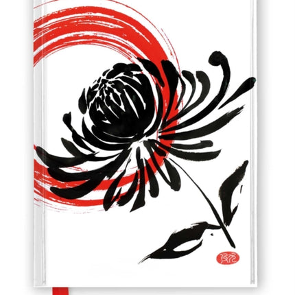 Sumi Flower Heads Chrysanthemum Foiled Journal