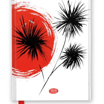 Sumi Flower Heads Wild Cottton Foiled Journal