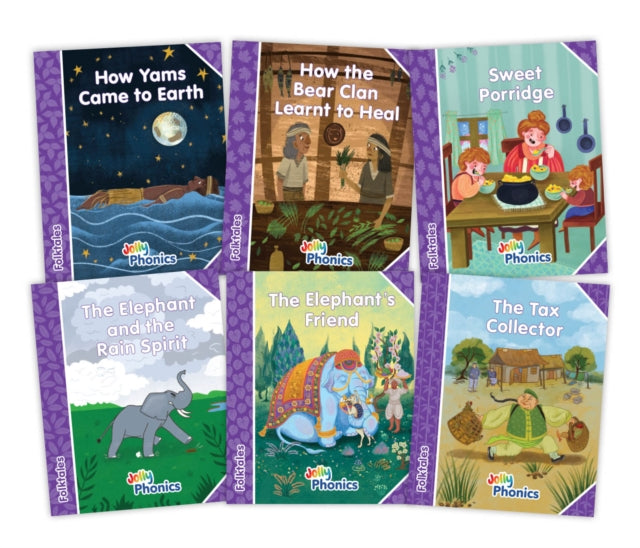 Jolly Phonics Folktales Purple Readers Level 5