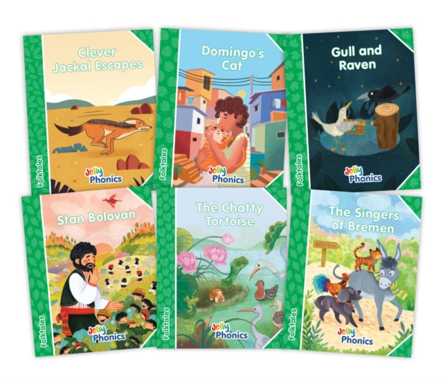 Jolly Phonics Folktales Green Readers Level 3