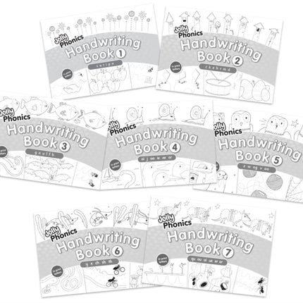 Jolly Phonics Handwriting Books Complete Set 17