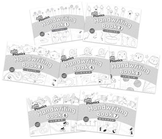 Jolly Phonics Handwriting Books Complete Set 17