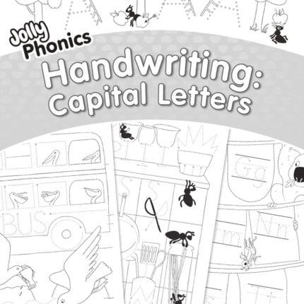 Jolly Phonics Capital Letters Handwriting Book