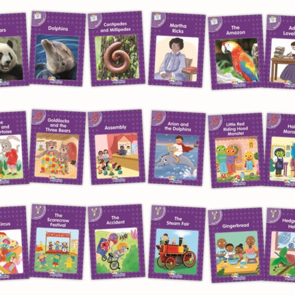 Core Purple Readers Complete Set 18 Books