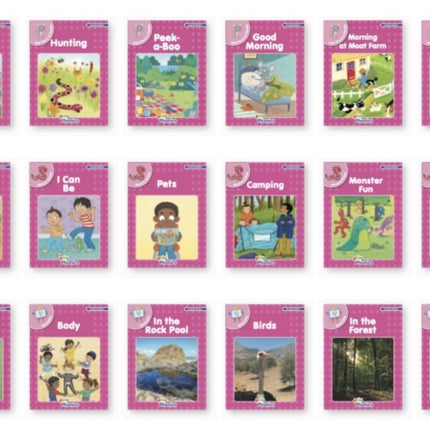 Jolly Phonics Pink Readers Complete Set