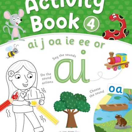 Jolly Phonics Activity Book 4