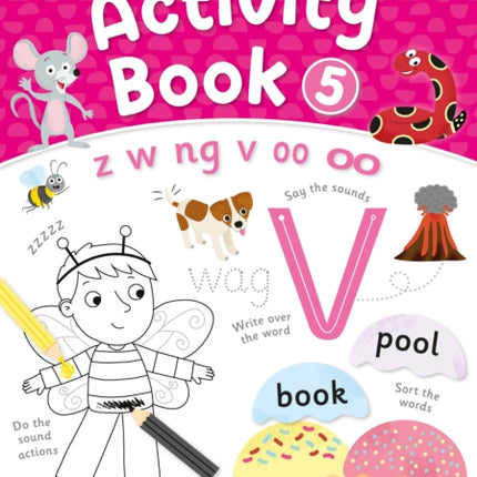 Jolly Phonics Activity Book 5