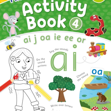 Jolly Phonics Activity Book 4
