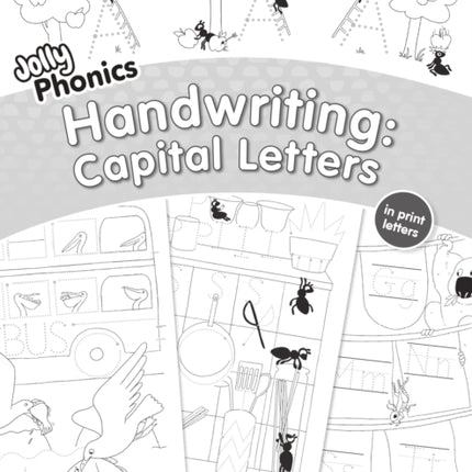 Jolly Phonics Capital Letters Handwriting Books