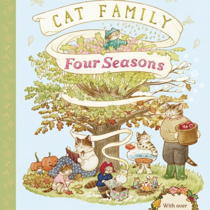Cat Family Four Seasons
