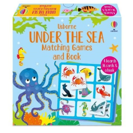 Under the Sea Matching Games and Book