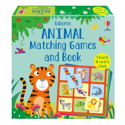 Animal Matching Games and Book