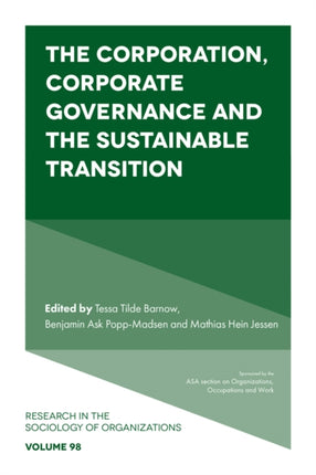 The Corporation Corporate Governance and the Sustainable Transition