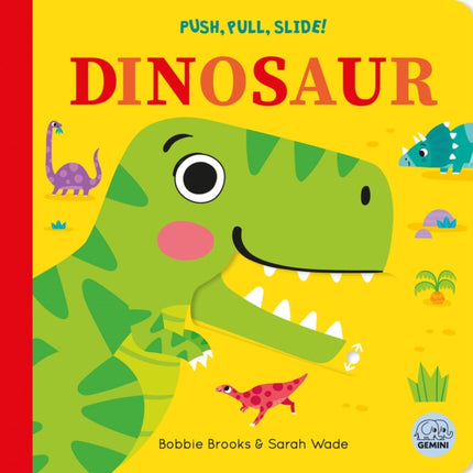 Push Pull Slide Dinosaur