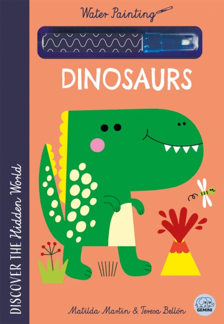 Hidden World  Water Painting Dinosaurs