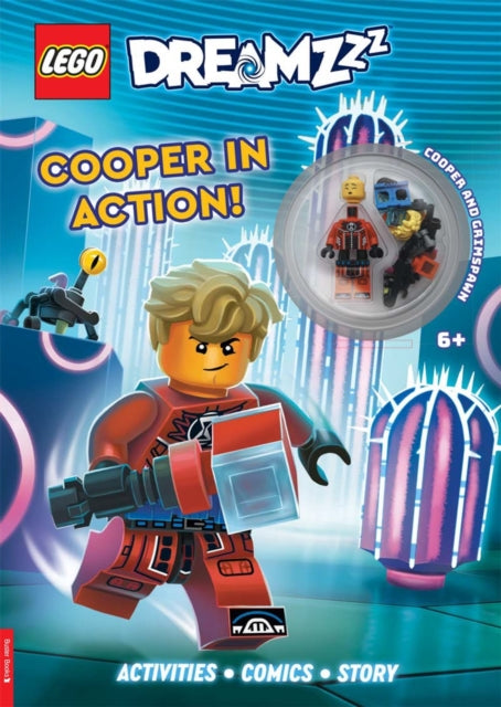 LEGO DREAMZzz Cooper in Action with Cooper LEGO minifigure and grimspawn minibuild