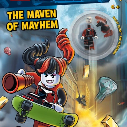 LEGO DC Super Heroes Maven of Mayhem with Harley Quinn LEGO minifigure and megaphone