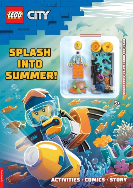 LEGO City Splash into Summer with diver LEGO minifigure and underwater accessories