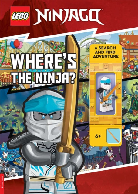 LEGO NINJAGO Wheres the Ninja A Search and Find Adventure with Zane minifigure