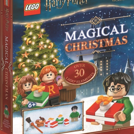 LEGO Harry Potter Magical Christmas with Harry Potter minifigure and festive minibuilds